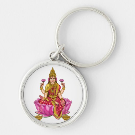 Goddess Lakshmi Keychain キーホルダー (正面)