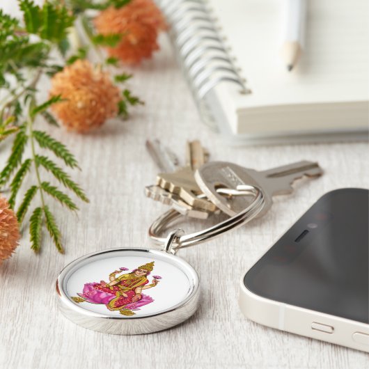 Goddess Lakshmi Keychain キーホルダー (側面)