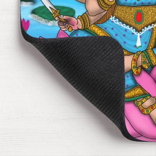 Goddess Lakshmi Mouse Pad マウスパッド (コーナー)