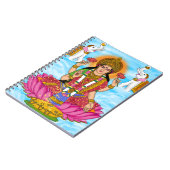 Goddess Lakshmi Notebook ノートブック (左側)