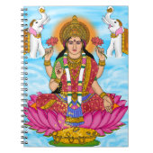 Goddess Lakshmi Notebook ノートブック (正面)