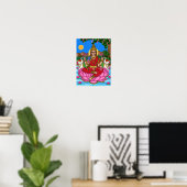 Goddess Lakshmi Poster ポスター (ホームオフィス)