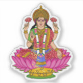 Goddess Lakshmi Sticker Pack シール (正面)