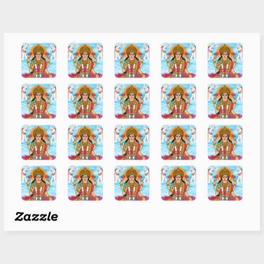 Goddess Lakshmi Sticker Pack  スクエアシール (シート)