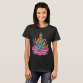 Goddess Lakshmi T-Shirt Tシャツ (正面フル)