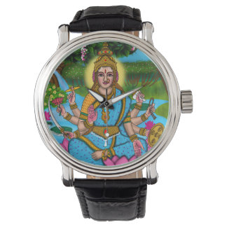 Goddess Lakshmi Wall Clock 腕時計