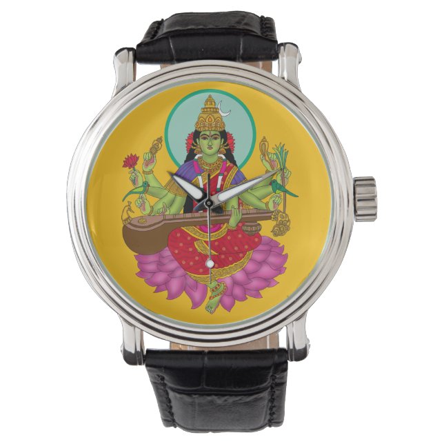 Goddess Matangi Clock 腕時計 (正面)