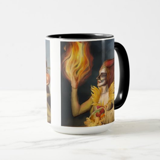 Goddess of Autumn  マグカップ (正面右)