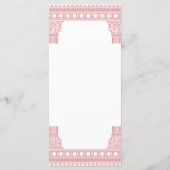 Goddess Party Party Menu in pink メニュー (裏面)