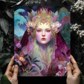 Goddess Queen Fantasy Wall Art Print ポスター