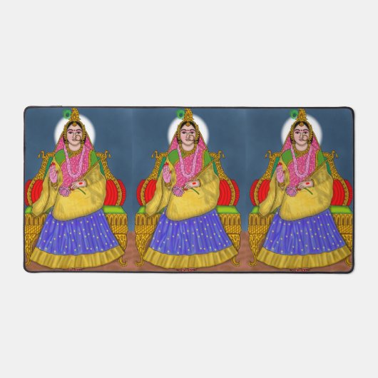 Goddess Radha Desk Pad デスクマット (正面)