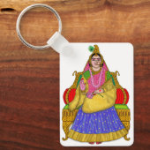 Goddess Radha Keychain キーホルダー (正面)