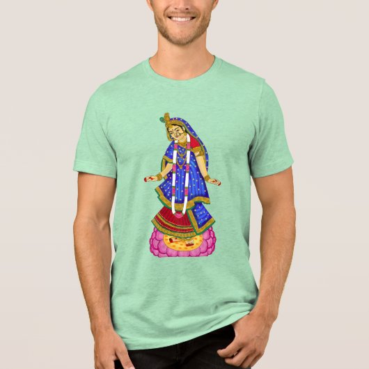 Goddess Radha T-Shirt トライブレンドＴシャツ (正面)