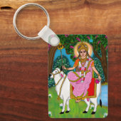 Goddess Shailputri Keychain キーホルダー (正面)