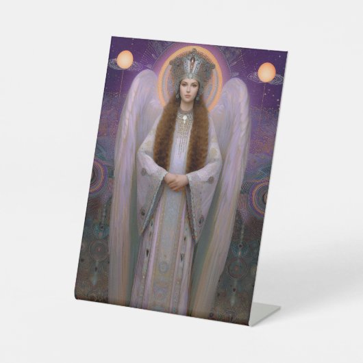  Goddess Shekinah High Frequency Kabbalist Art 台座サイン (正面)