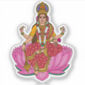 Goddess Siddhidatri Sticker シール (正面)
