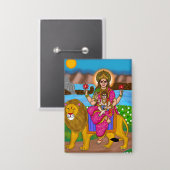 Goddess Skandamata Button 缶バッジ (正面/裏面)