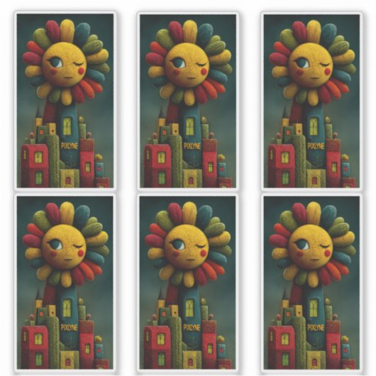 GoddessAIArt Sticker Sheet シール (正面)