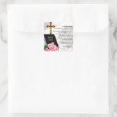 Godduter Posal – バイブル&フラワーズデザイン スクエアシール (バッグ)