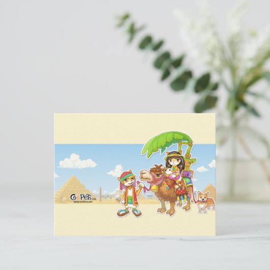 GoDesertはがき ポストカード (スタンド正面)