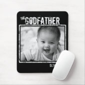 Godfatherのパーソナライズされた写真と名前 マウスパッド (マウス)