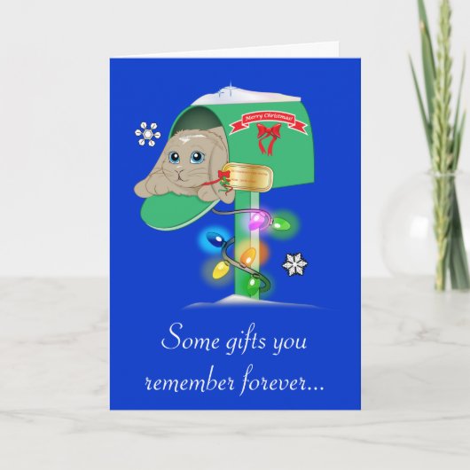 Godfather:メールボックスのクリスマスサプライズ・バニー シーズンカード (正面)