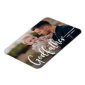 Godfather モダン Photo Keepsake マグネット (左側)