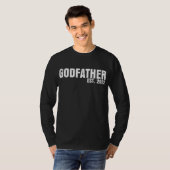 Godfather Est 2022 Father's Day God Dad Tシャツ (正面フル)