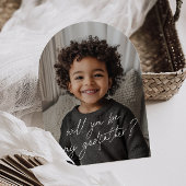 Godfather Handwritten Proposal Photo Arch  招待状