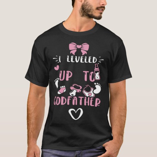 Godfather I Leveled Up To Godfather  Baby Girl Tシャツ (正面)