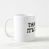 GODITの月曜日を感謝していして下さい コーヒーマグカップ (左)