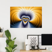 Godless – フラクタル ポスター (ホームオフィス)