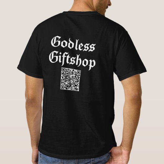 Godless Giftshop  Tシャツ (裏面)