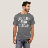 Godley -山猫-高等学校- Godleyテキサス州 Tシャツ (正面フル)