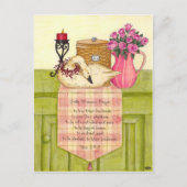 Godly Woman's祈りの言葉はがき感動的 ポストカード (正面)