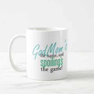 Godmomの名前およびゲームをだめにすること コーヒーマグカップ