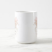 Godmother Gift First Communion Pink Bow Roses コーヒーマグカップ (中央)