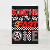 Godmother Of The Fast One First Birthday Racing Ca カード (正面)