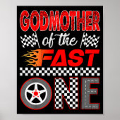 Godmother Of The Fast One First Birthday Racing Ca ポスター (正面)