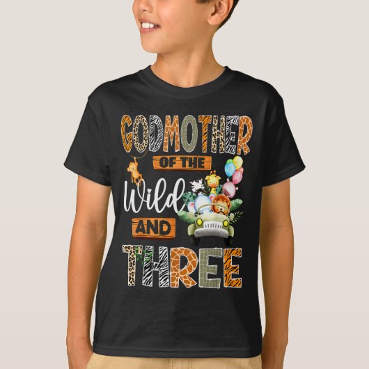 Godmother Of The Wild &amp; Three 3rd Birthday Boy Tシャツ (正面)