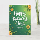 Godmother Patrick Day Green Card カード (正面)