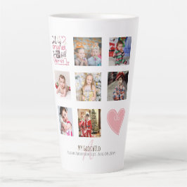GODMOTHER PHOTO COLLAGE聖句とギフト編集が可能 カフェラテマグ