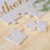 Godmother Proposal フェイク Folids金ゴールドスクリプト大理石 ジグソーパズル (側面)