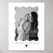 Godmother Wavy Photo Keepsake Print ポスター (正面)