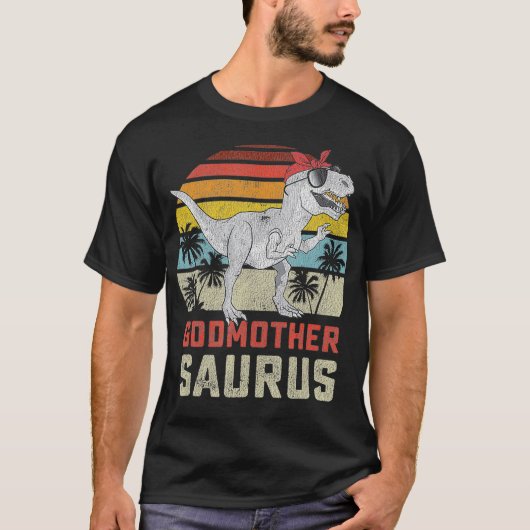 Godmothersaurus T Re Dinosaur Godmother Saurus Fam Tシャツ (正面)