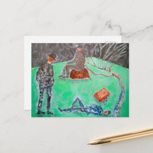 GODOTポストカード待ち ポストカード (正面/裏面インサイチュ)