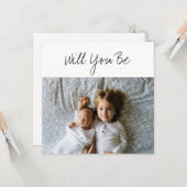 GodParentベビー&兄弟姉妹写真 カード (正面/裏面インサイチュ)