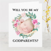 GodParentsリクエストフローラリースDIYフォトフレーム カード (黄色い花)