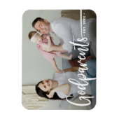 Godparents写真モダン記念 マグネット (縦)