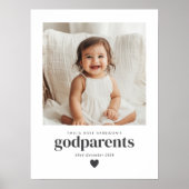 Godparents Photo Keepsake ポスター (正面)